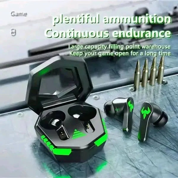 N35 Wireless Gaming Earbuds – Low Latency, Mic, Bluetooth 5.2.