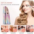 SP Dealz 2-in-1 Rainbow Flawless Painless Face Hair Removal Device for Women – USB Rechargeable Epilator & Trimmer for Upper Lip, Eyebrows, and Facial Hair