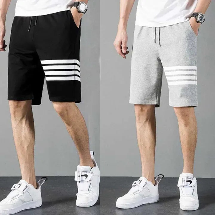 Pack of 2 Men's Sleeping Shorts – Comfortable Nightwear Trousers for Everyday Use
