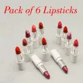 6-Pack Sexy Beauty Waterproof Long-Lasting Multicolor Lipsticks