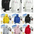 Aua n Co Premium Winter Fleece Pullover Hoodie for Women & Girls – Adorable Cute Cat Design