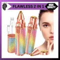 SP Dealz 2-in-1 Rainbow Flawless Painless Face Hair Removal Device for Women – USB Rechargeable Epilator & Trimmer for Upper Lip, Eyebrows, and Facial Hair