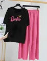 "Oversized Printed T-Shirt and Trouser Set for Women & Girls – Relax in Comfort and Style"