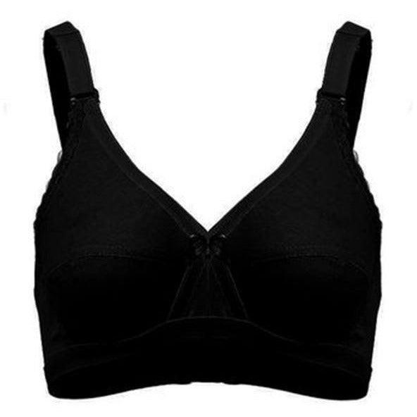 Skin Violet - Knitted Cross Over Cotton Bra Non Padded Wirefree Bra