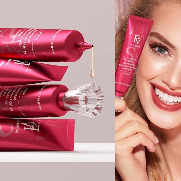 FV Foundation – Waterproof, Medium Coverage, Oil-Free & Long-Lasting Matte Finish | Perfect for Oily & Normal Skin | Forever Liquid Makeup Foundation