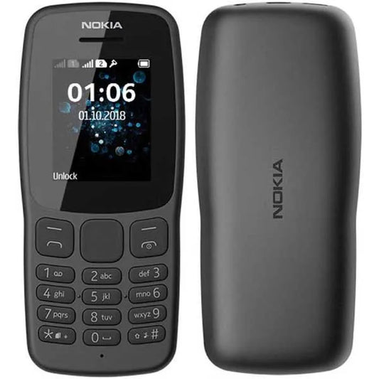 Nokia 106 Dual SIM – PTA Approved | Original Box & Charger Included | Long-Lasting Battery | Dubai Stock | Genuine Product