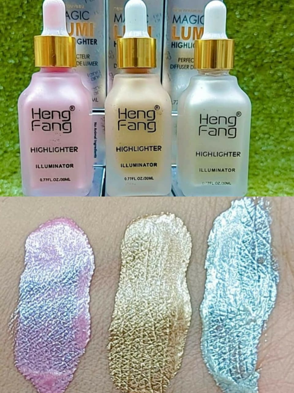 Set of 3 Heng Fang Liquid Highlighters