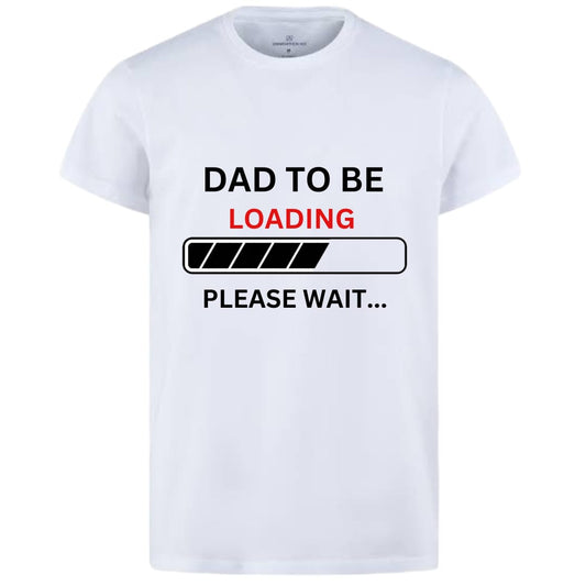 Mom-to-Be & Dad-to-Be Matching White T-Shirts | Key & Heart Design | Premium Quality for Men & Women