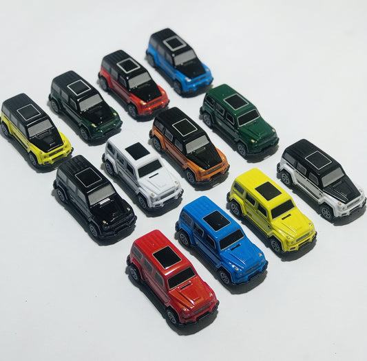 Pack of 12 Mercedes-Benz AMG G-Class 1:64 Scale Die-Cast Pullback Cars – Metal Body Toys for Kids