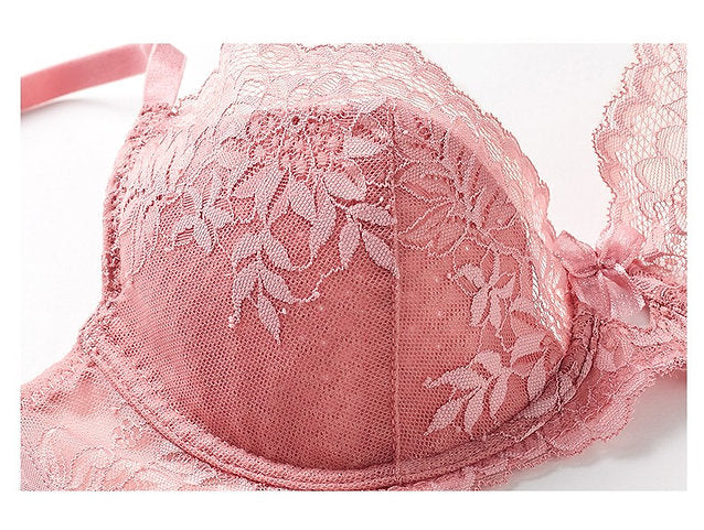 Lace Design Non-Padded Non-Wired Bra