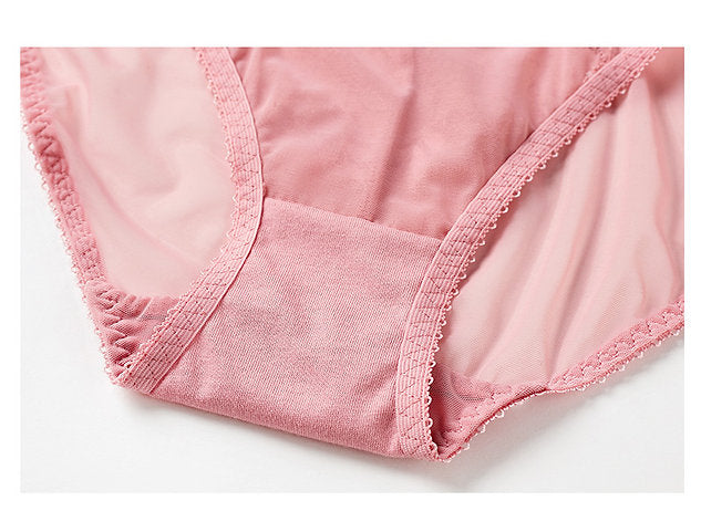 Lace Design Non-Padded Non-Wired Bra