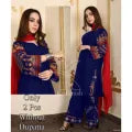 2-Piece Stitched Stylish Gala Linen Dress Set (Shirt & Trouser) for Girls & Women