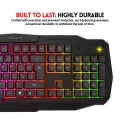 FunBug Ultimate 4-in-1 Gaming Setup – Mechanical-Feel RGB Keyboard & Mouse Combo with Mousepad & Onikuma Gaming Headphones | Backlit Accessories for PUBG Mobile, Laptop, PC