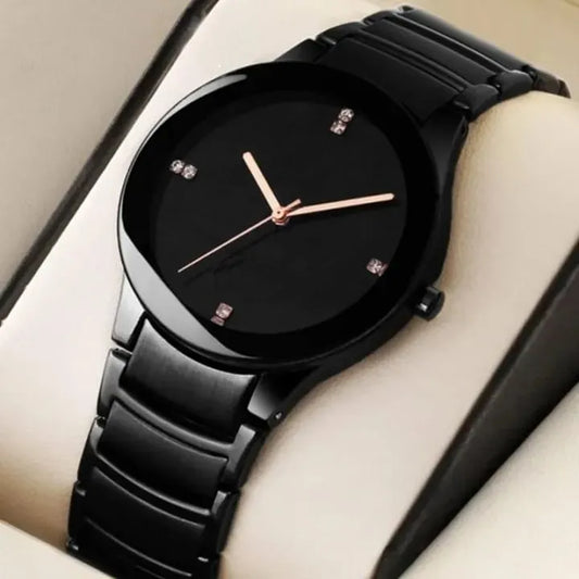 Stainless Steel Wristwatch for Men & Boys | Classic Luxury Timepiece